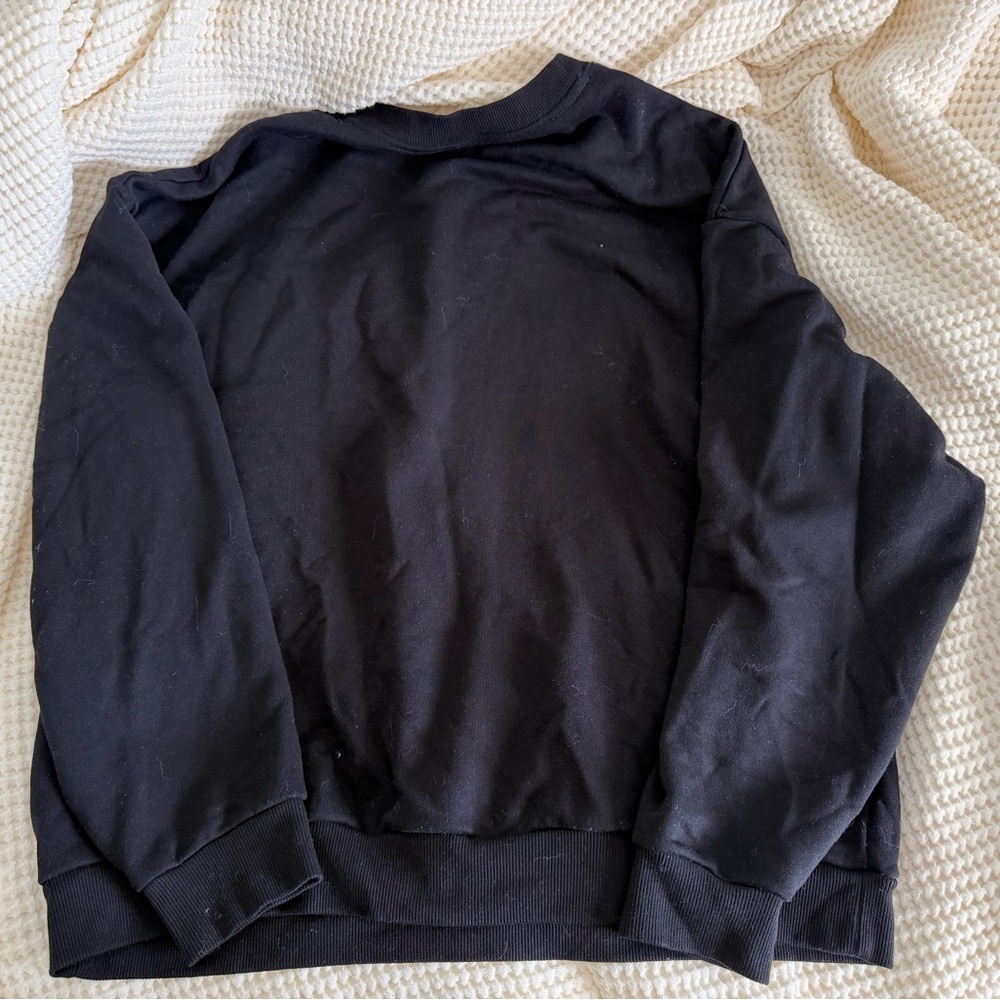 Alo accolade crewneck sweater black size large - Picture 4 of 4